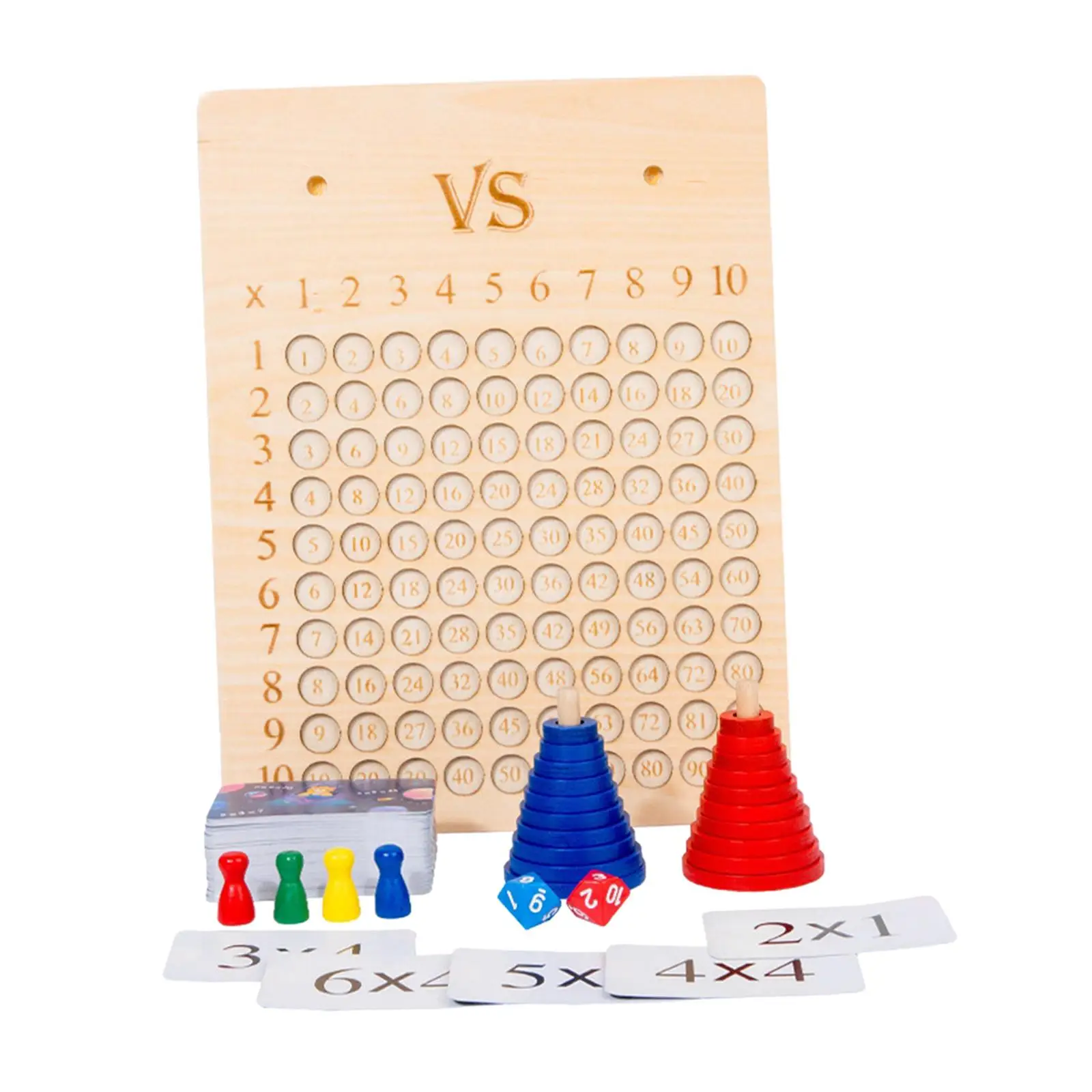 Montessori Multiplication Board Learning Toys Blocks Board Math Preschool Puzzle for Children