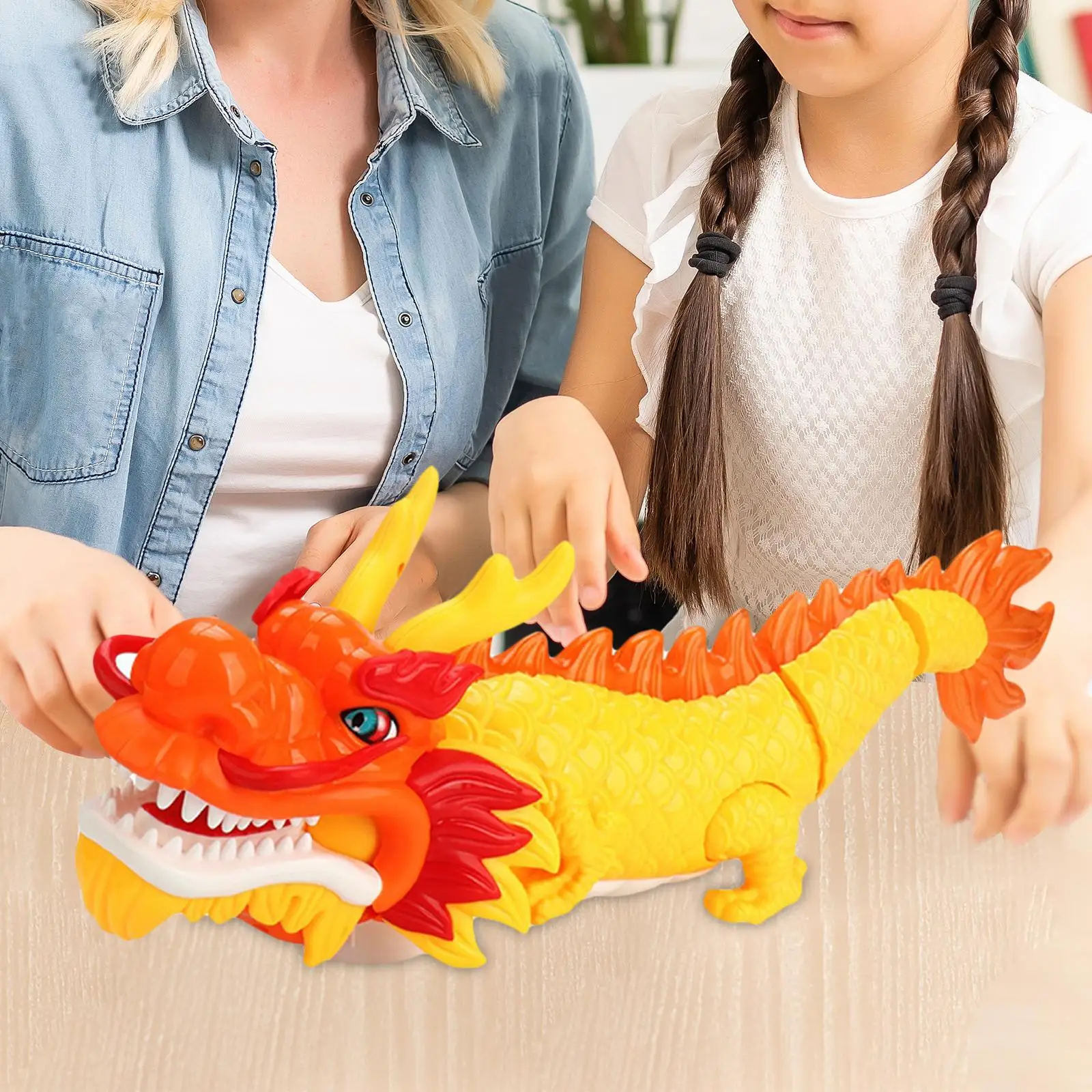 Eletric Dragon Toy Gifts Novelty Animal Mechanical Walking Realistic Bathroom Flexible for Girls Children Age 8-12 Boys Kid