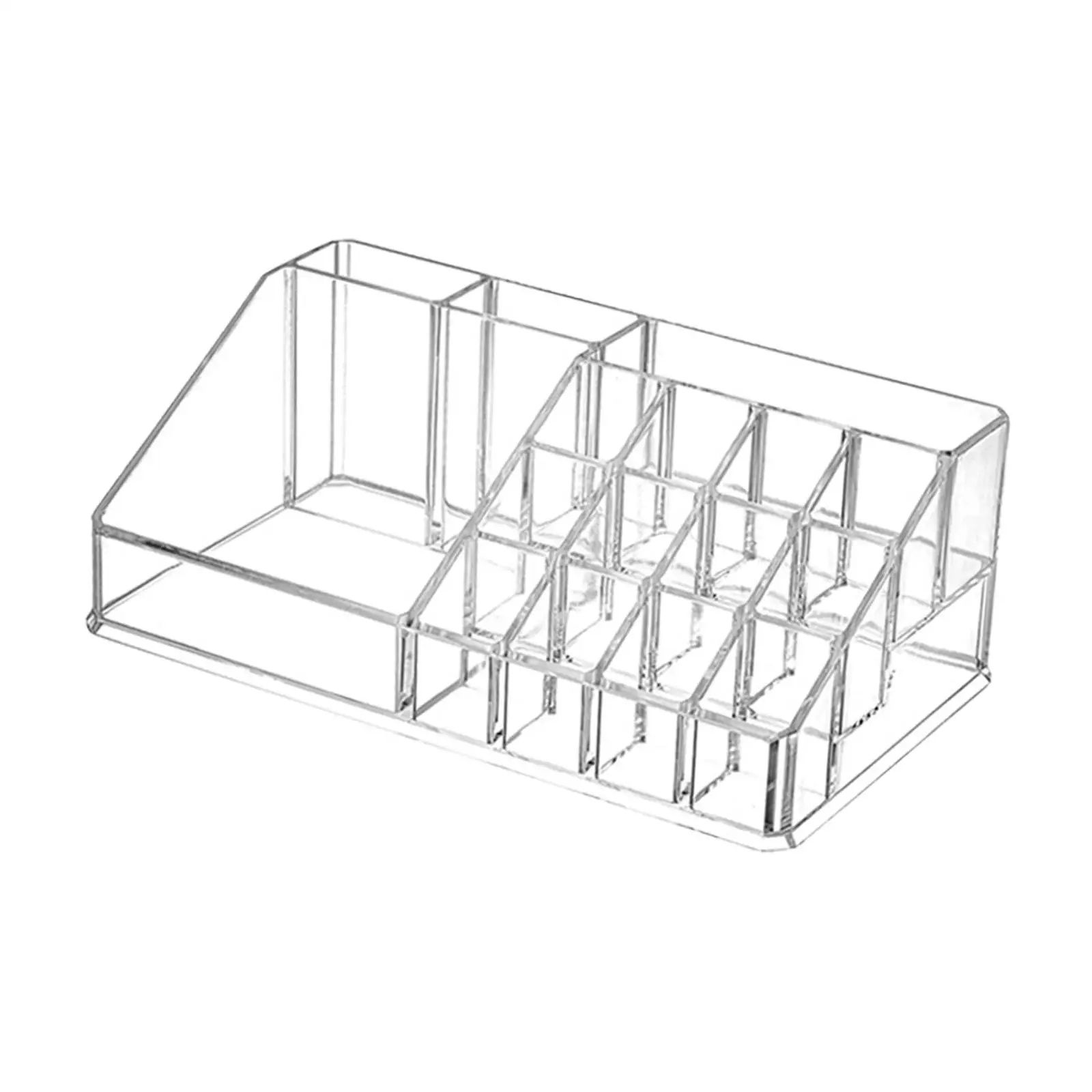 Makeup Organiser 16 Space Display Stand Transparent Cosmetic Storage Box