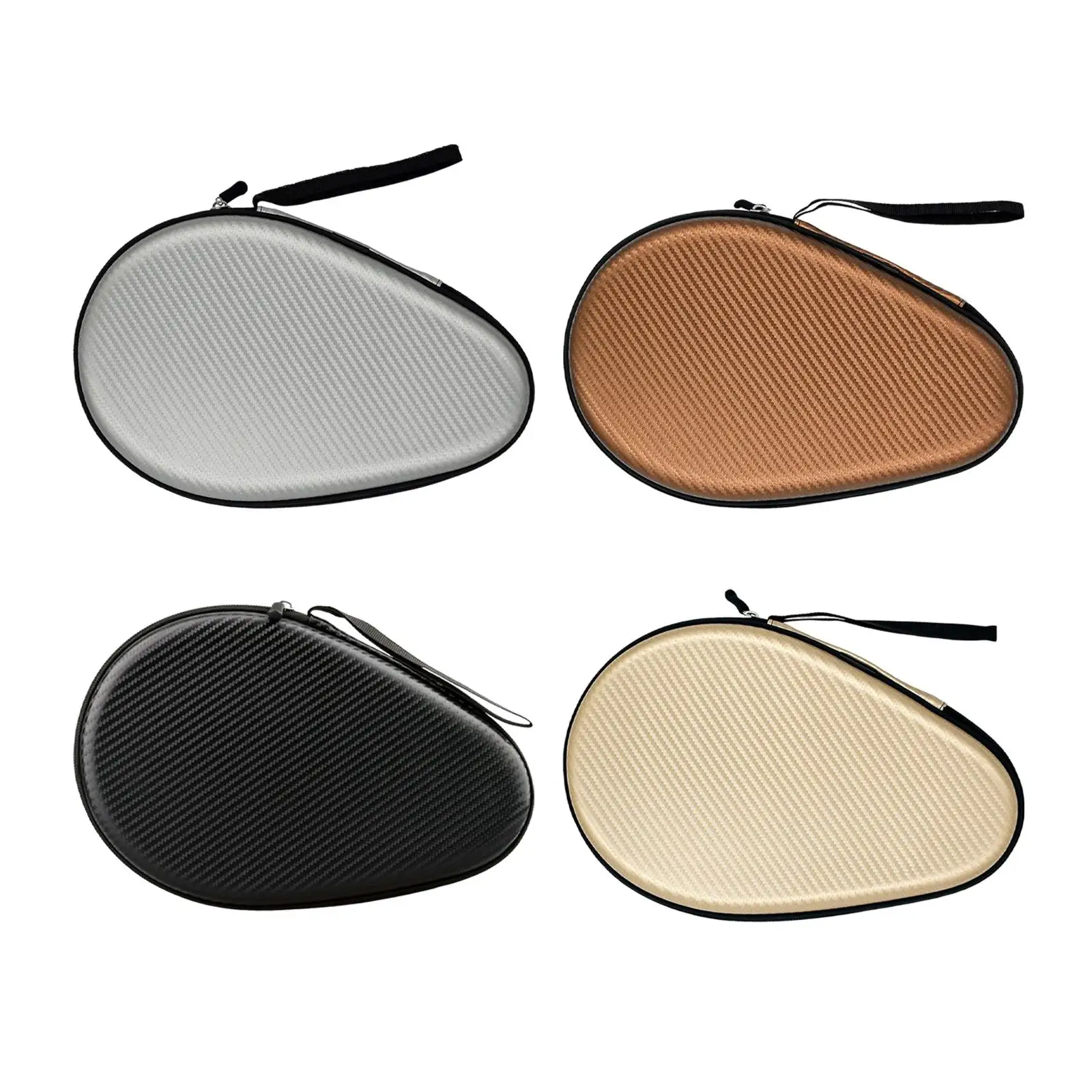 Multifunction Table Tennis Racket Case EVA Pong Paddle Bag for Travel