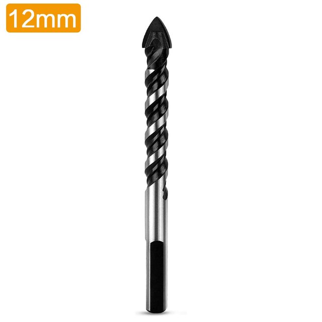 Set Di Punte Diamantate Per Piastrelle, 6/8/10 Mm, Fusto Esagonale - 6