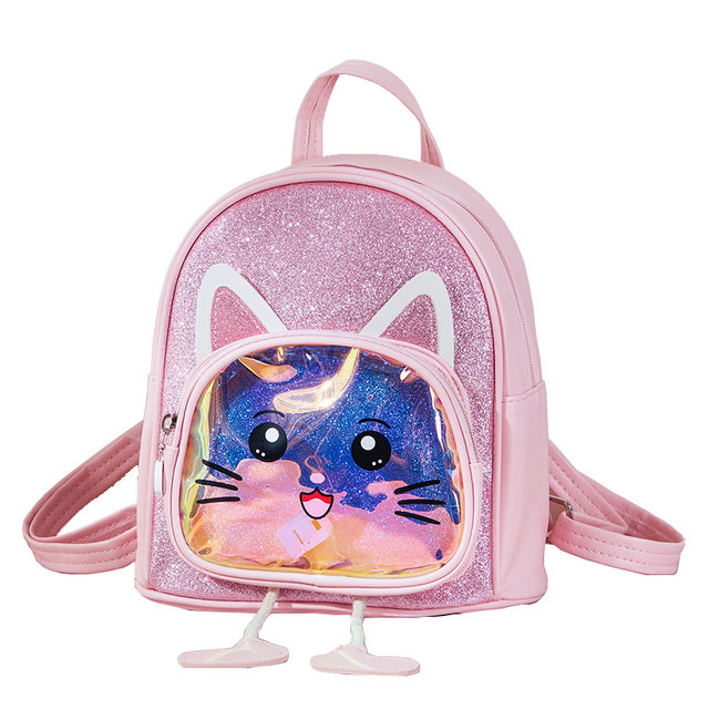 Glitter Jelly Women's Bag Lantern LED Light Transparent Backpack Electronic  Bag