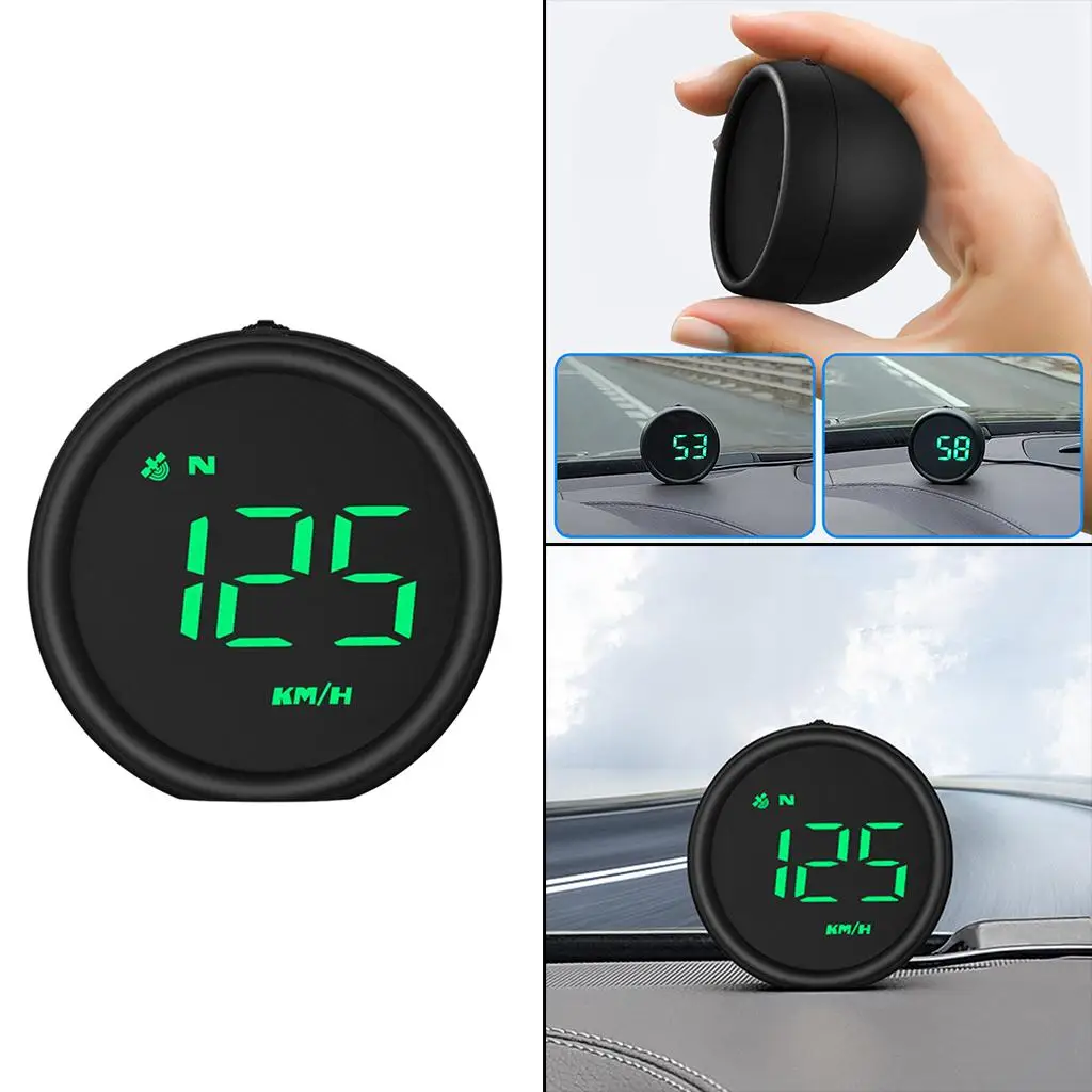 Universal 4.5 inch GPS Head Up Display Speedometer HUD 5V, Over Speed Alarm