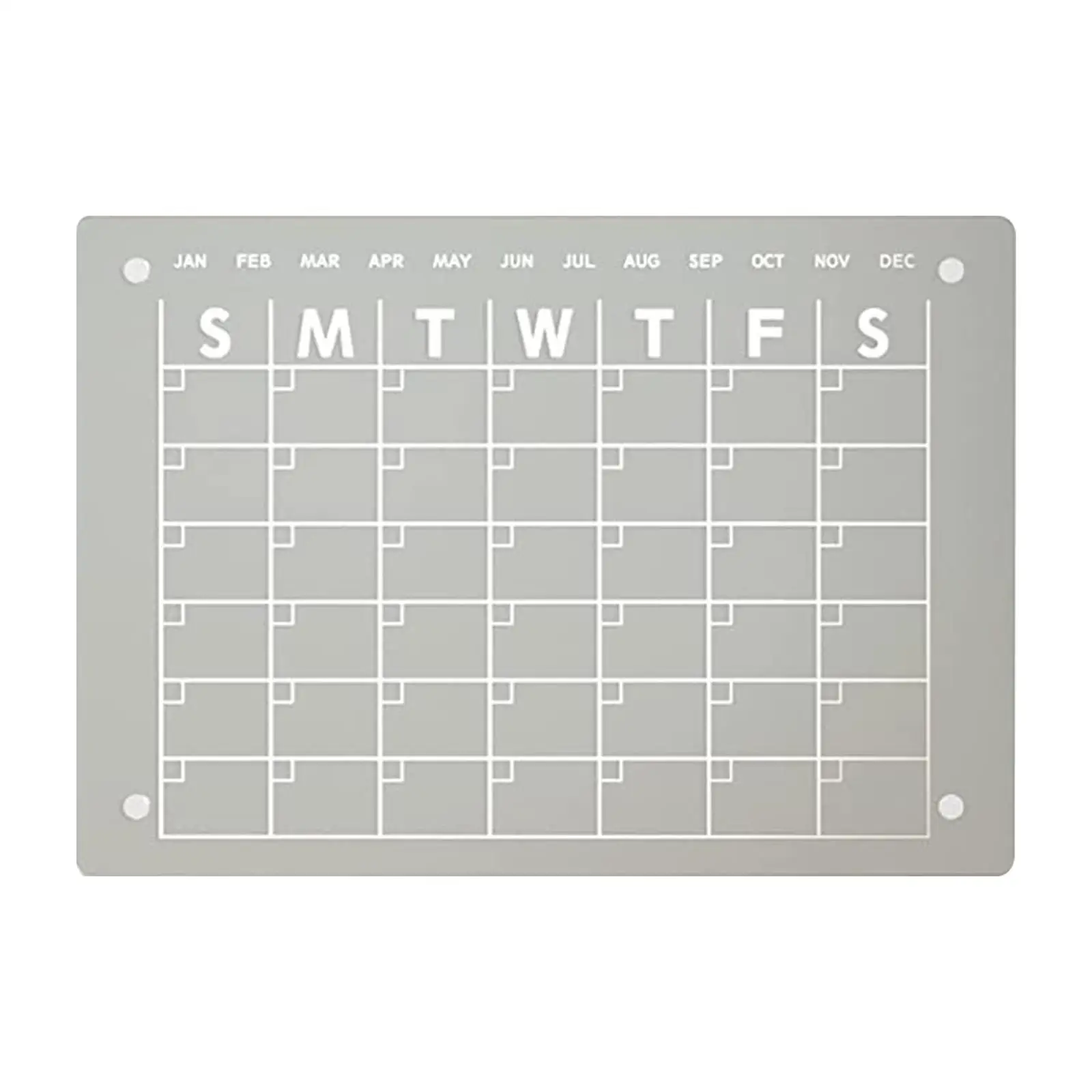 Fridge Calendar Fridge Magnets Multicolour Reusable Clear Daily Schedule Planner Sheet for Office Planning Activities Chores