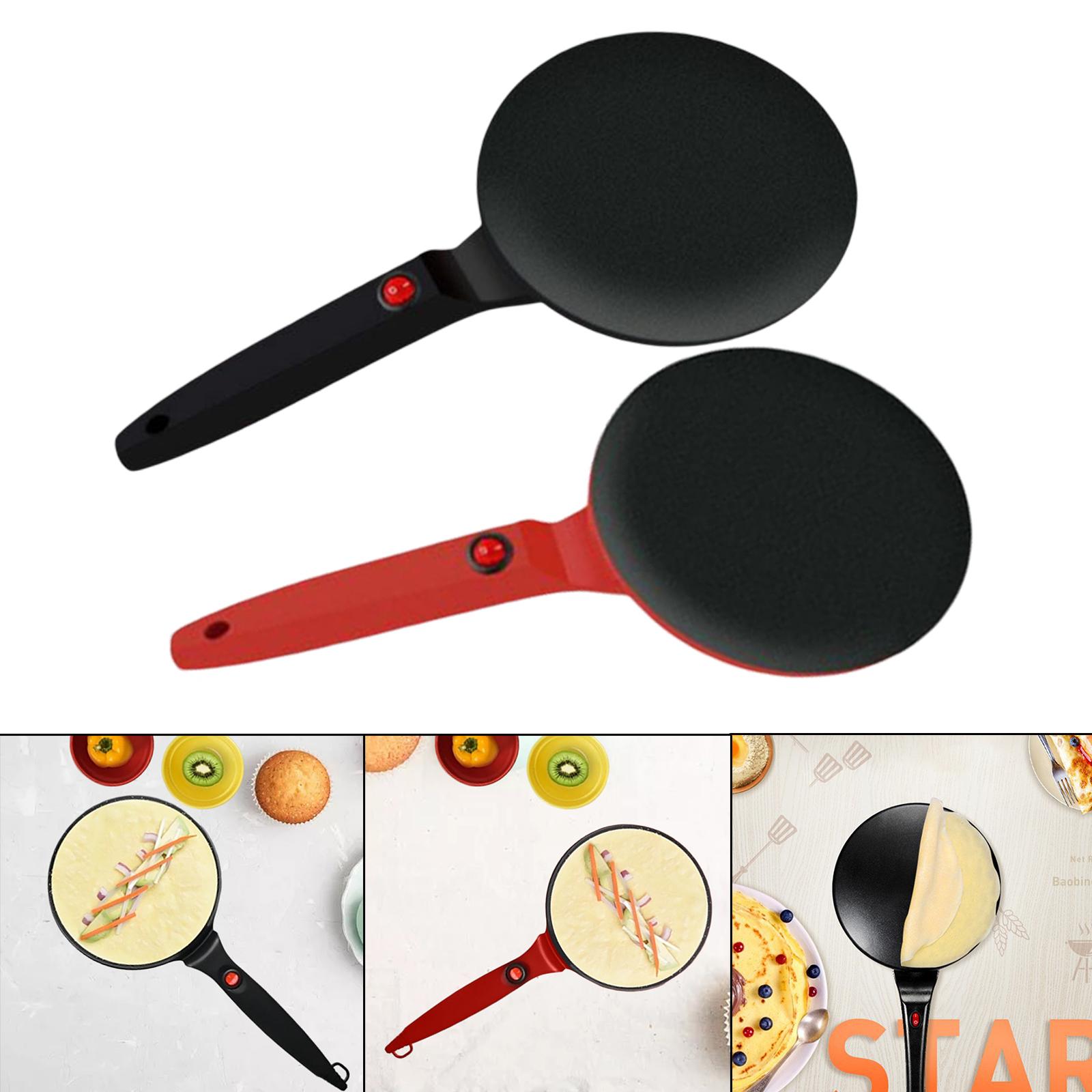 Kitchen Crepe Maker Non Stick Auto Temperature Control Easy to Use Eggs Breakfast Cake Pan 220V for Household Bacon Crepes