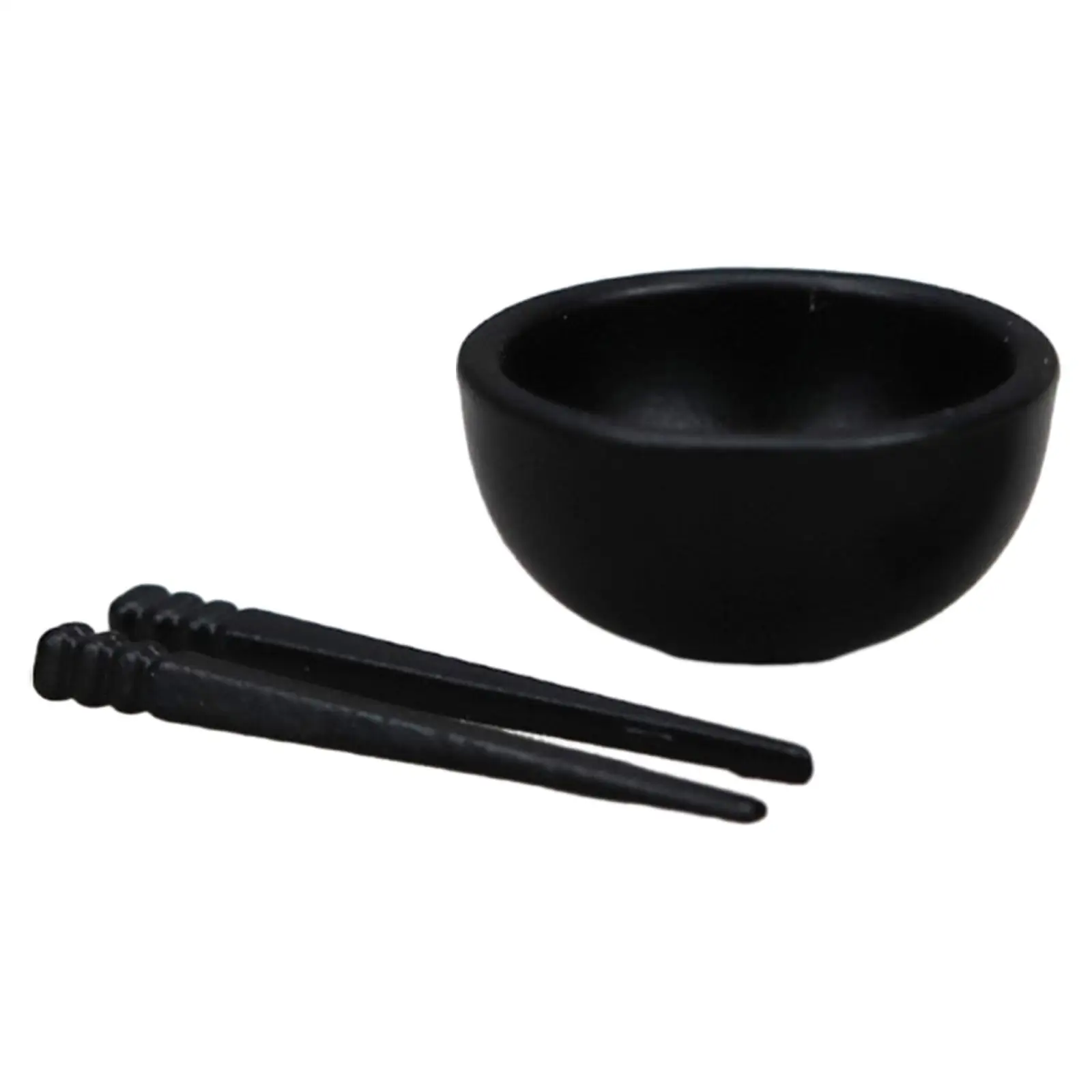 1/12 Dollhouse Bowl Chopsticks Dollhouse Furniture Accessories Miniature Kitchen Accessories for Boys Girls Kids Toddlers Gifts