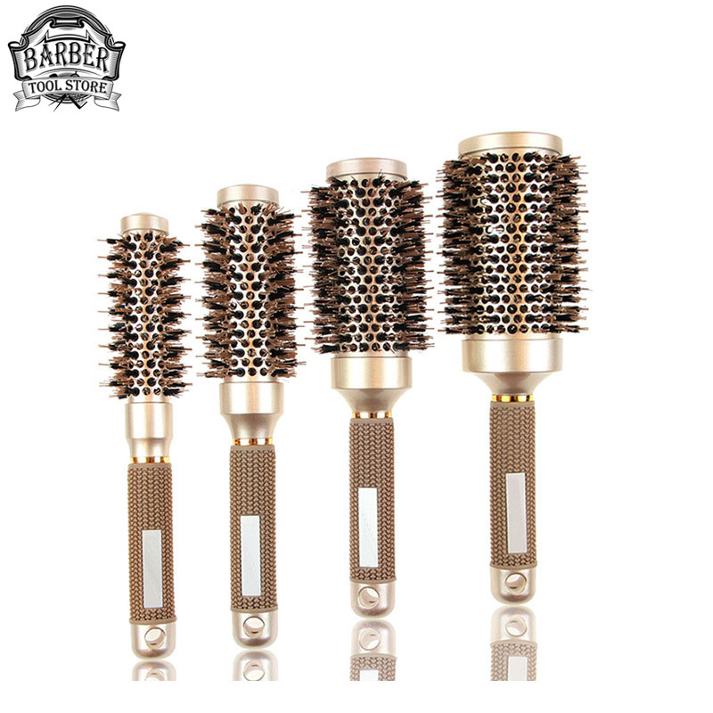 Best of Salon Styling Curling Hairbrush Pro Curling Round Hairdressing Comb Barbershop Hairdresser Drying Curly Tools Accessories Reviews & Tips