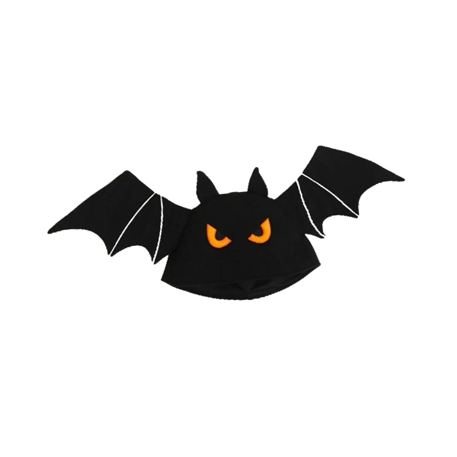 Bat Head Cover Hat Comfortable Photography Prop Lovely Head Warmer Decor Headdress for Carnival Cosplay Party Holiday Women Men