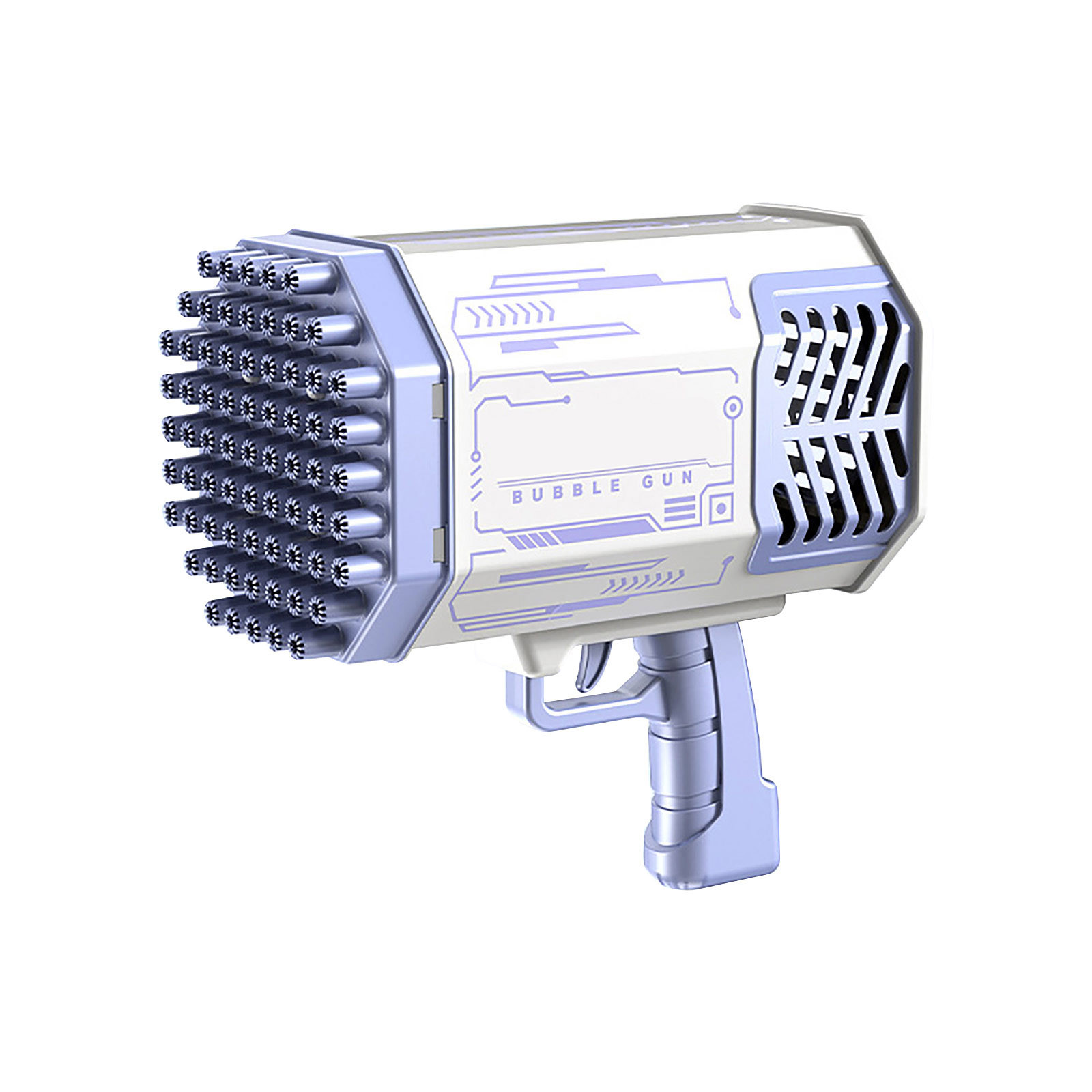 Пузырьковый пистолет с 69 отверстиями, электрическая пузырьковая машина, волшебные  пузырьки мыла для детей, ванной, уличные игрушки, Свадебный пистолет-Базука  | AliExpress