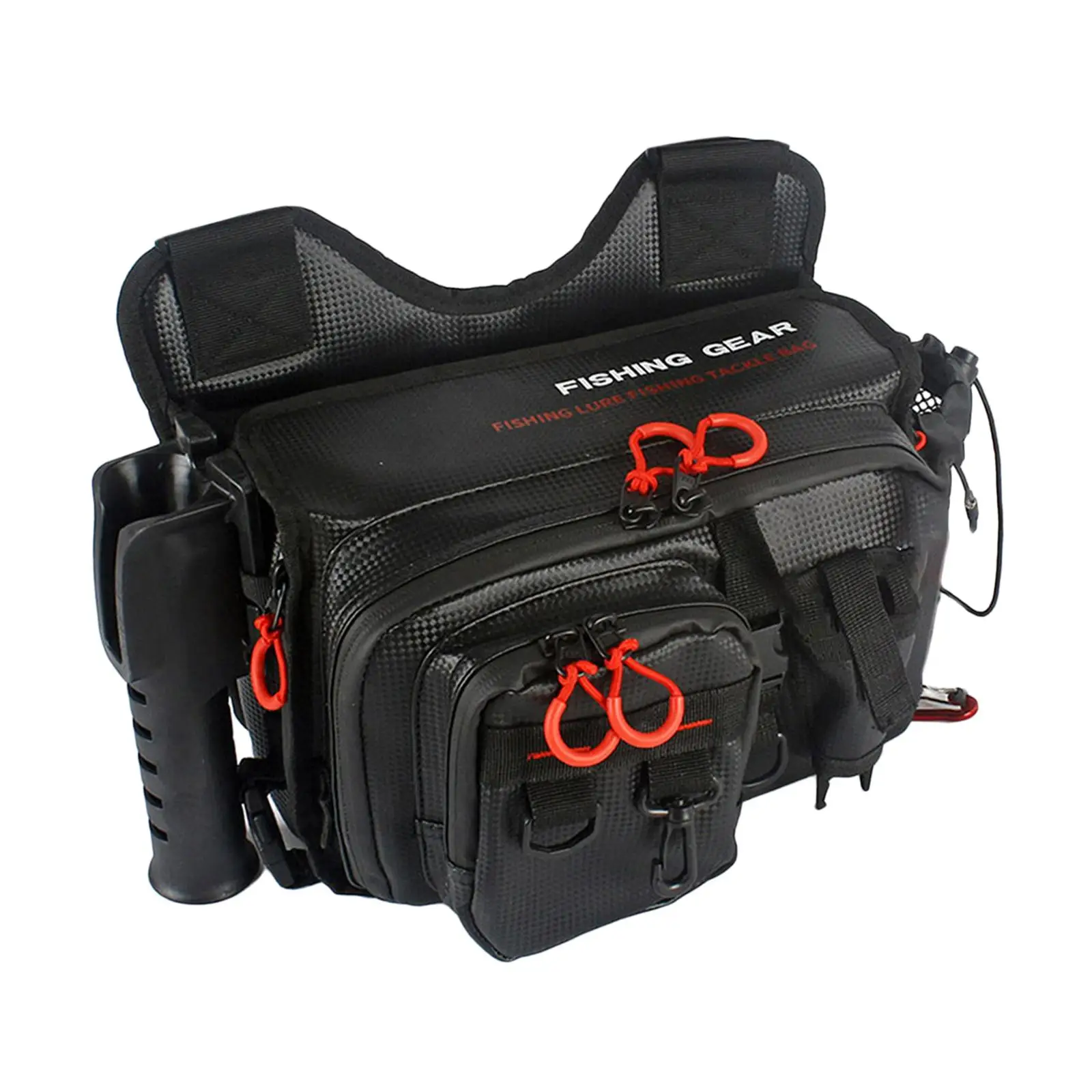 Portable Lure Bag Storage Bag Durable Resistant Large Capacity Fishing Tackle Bag for Adult