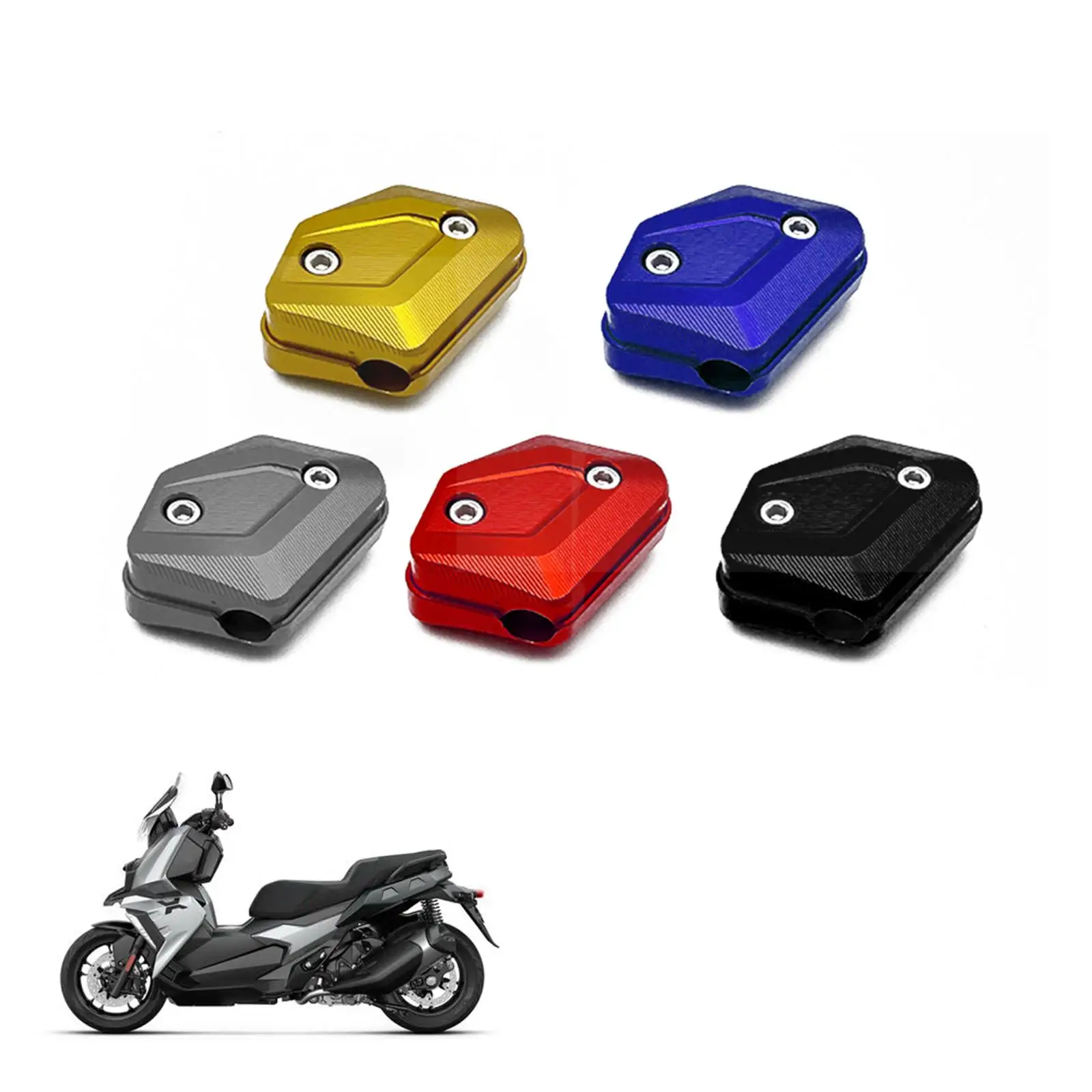 Motorcycle Kickstand Feet Side Stand Extension Pad Support Plate for C400X 2019 2020 2021 2022