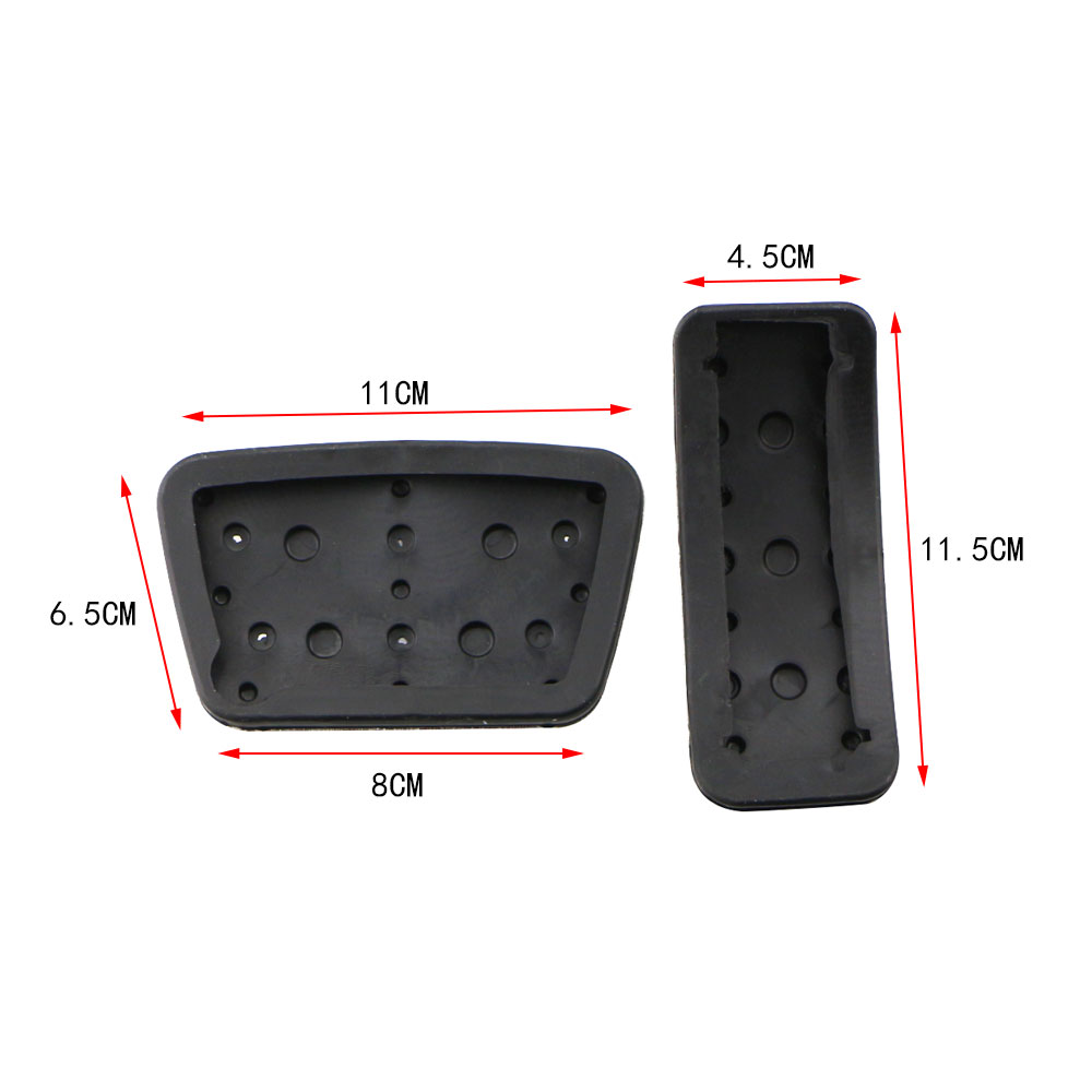 Auto Pedale Gas Bremsscheibe Pedal Pad Abdeckung für Toyota Camry Highlander Land Cruiser Fortuner für Lexus ES RX IS LS LX CT200H AT – Detail 3