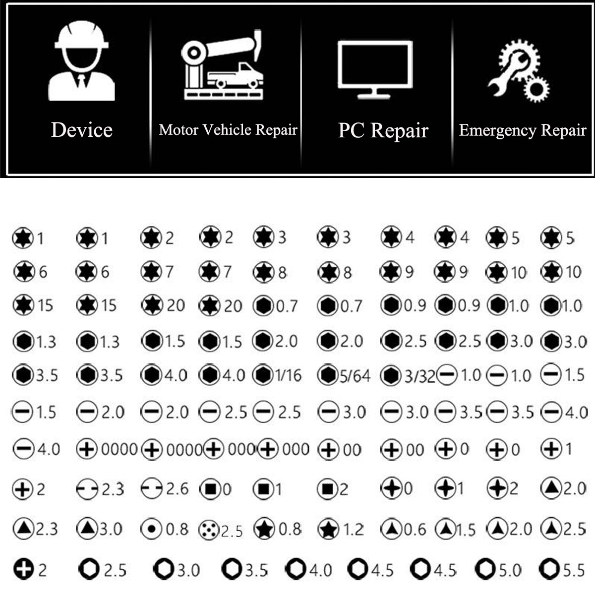 115 In 1 Precision Screwdriver Set PRO Electronics Magnetic Repair Tool Kit With Case For Repair Computer IPhone PC Household