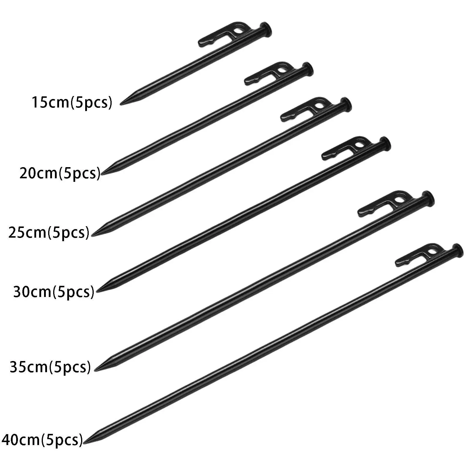 5x Heavy Duty Tent Pegs Steel Tent Accessories Camping Stakes for Outdoor