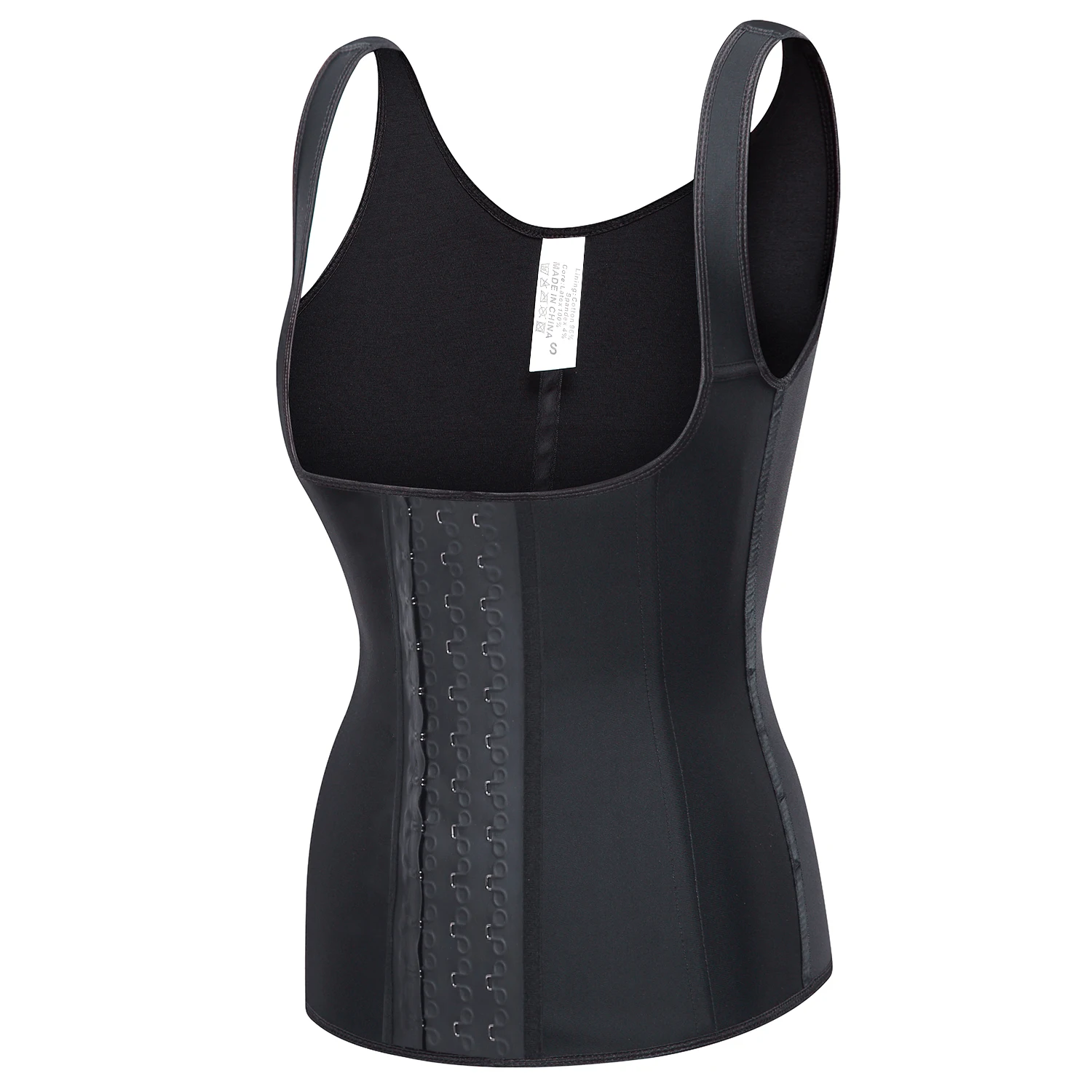 Description Picture 6 of itemHigh Compression Waist Trainer Firm Control Body Shapewear Women Latex Sports Vest Slimming Corset Steel Bone Fajas Colombianas