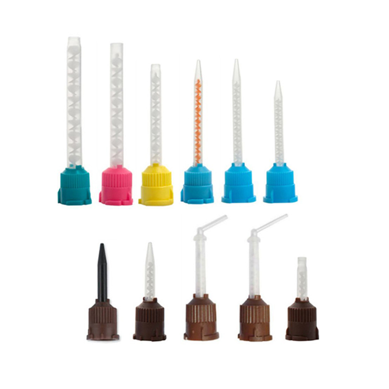 Best of 50Pc Dental Silicone Rubber Conveying Mixing Head Disposable Impression Materials Mixing Tips Mixing Tube Laboratory Color Tubes Reviews & Tips