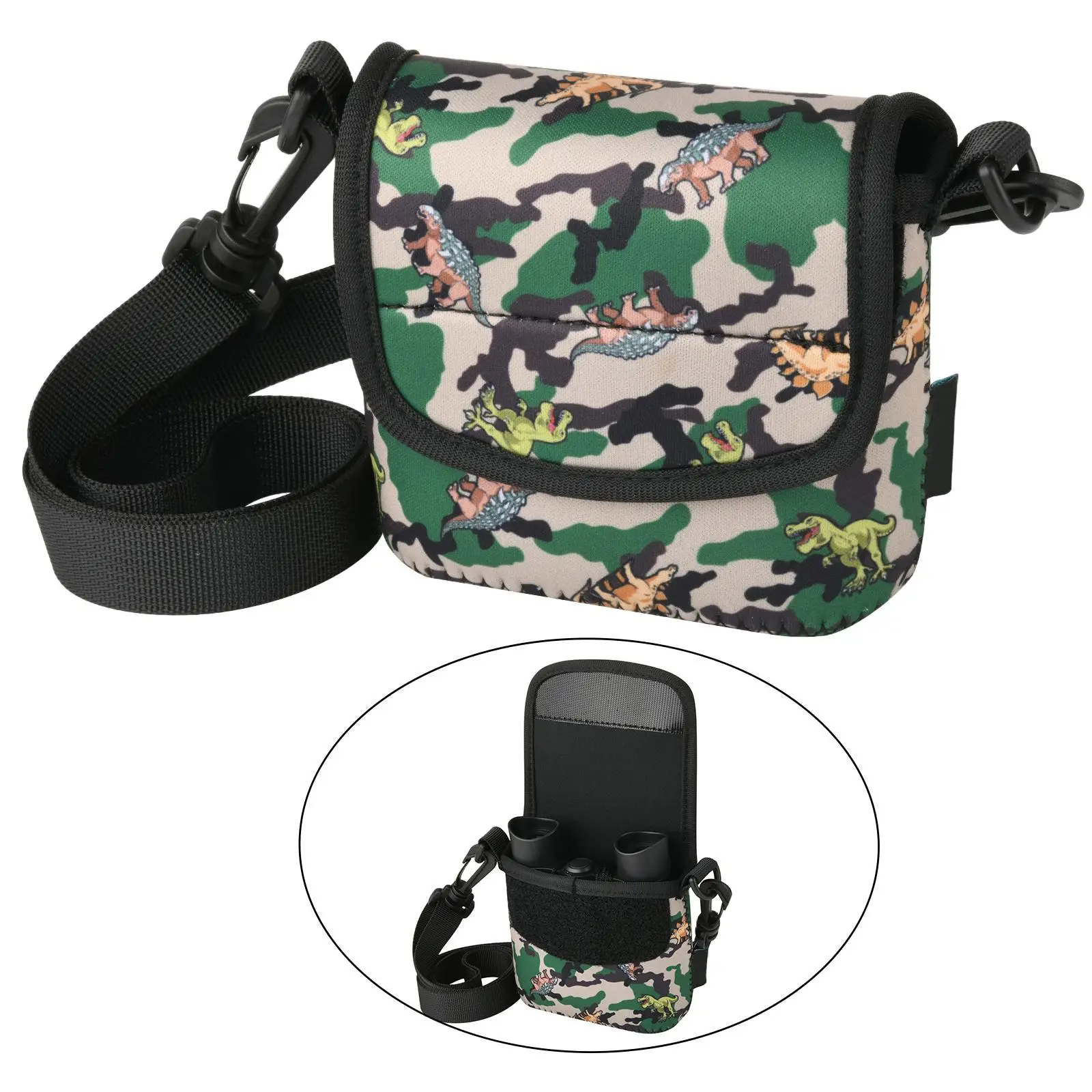 Kids Binoculars Carry Bag Large Capacity Outdoor for Eyepiece Snacks Cameras