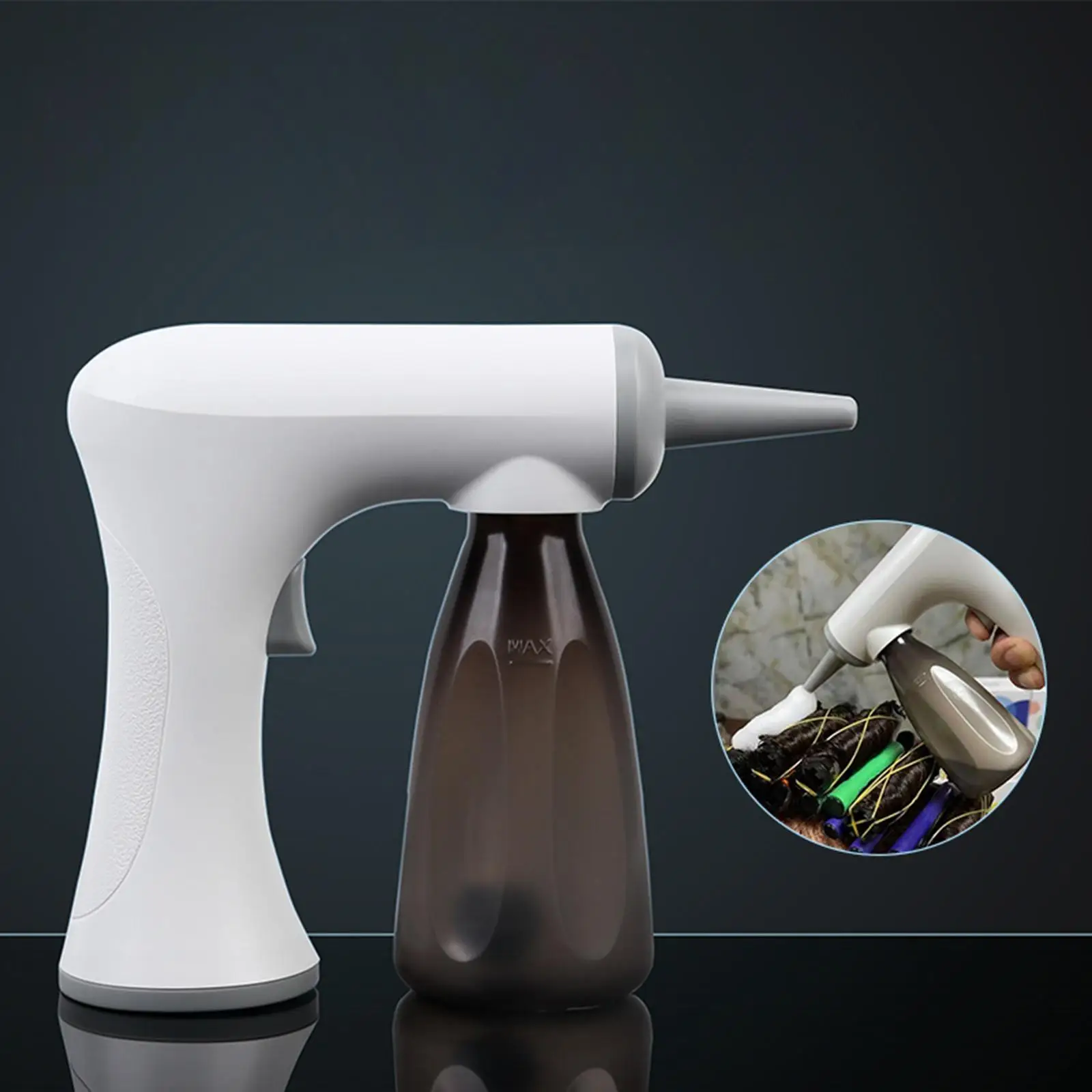 Professional Electric Bubble , Hair Steamer Hairdressing Styling Tool Foaming