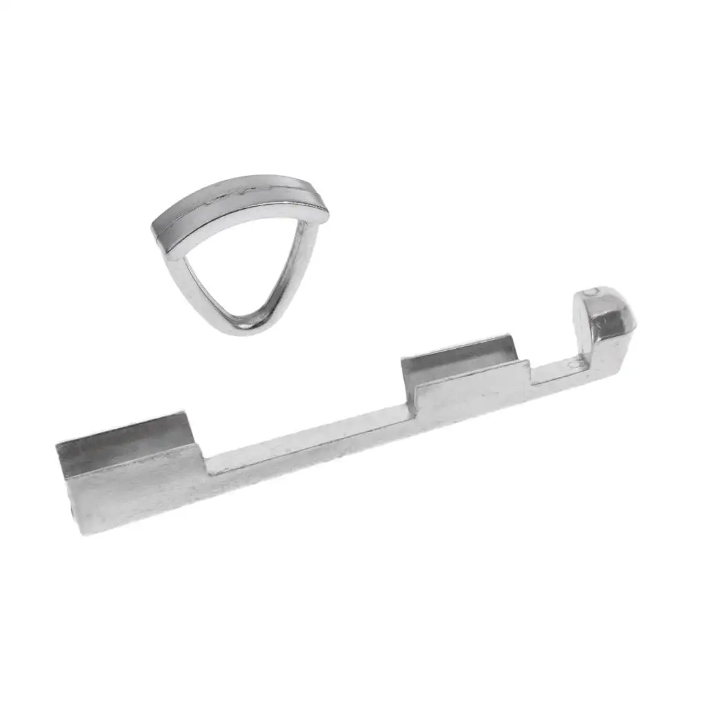 Aluminum Alloy Billianrds Pool Cue Tips Repair & Replacement Tool Accessories Stick Clamp Tool - Silver
