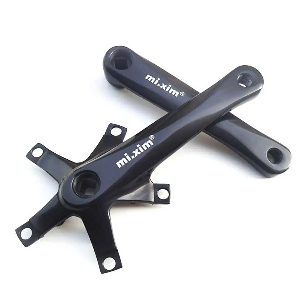  Bike Crank Arm Set, Aluminum Alloy 130mm BCD   Disc Crank Arm Replacement for 8/9/10 