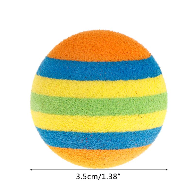 Title 4, 10Pcs Colorful Pet Ball Interactive Fetching Ca...