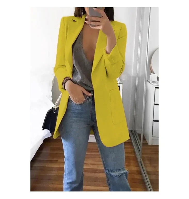 Title 34, Blazer Woman Clothing Tratza Office Wear Fashio...