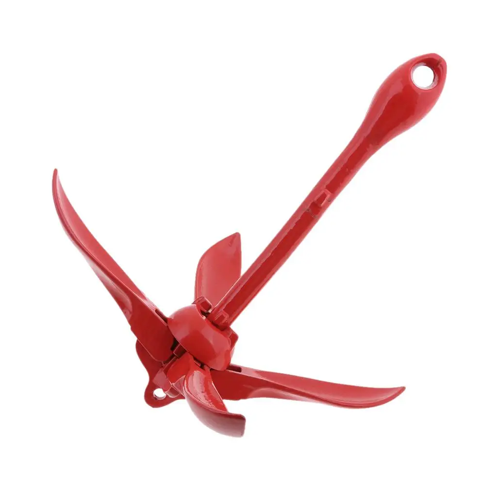 Marine Boat Folding Grapnel Anchor - Stainless Steel - 1.5 Kg/3.3Lb