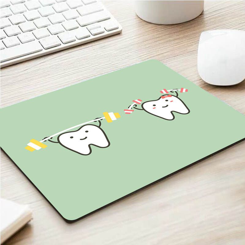 Cute Cartoon Tooth Mouse Pad