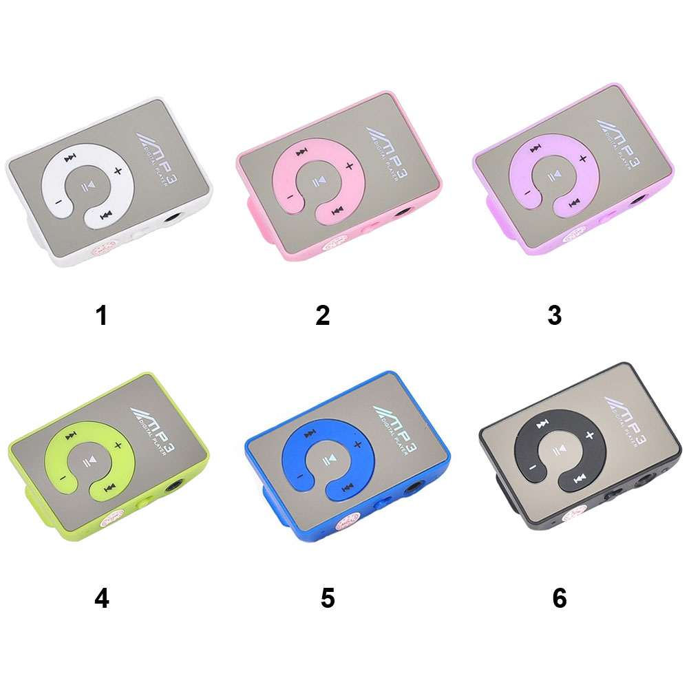 Title 1, MP3 Player C Button Music Portable Mirror Sport...