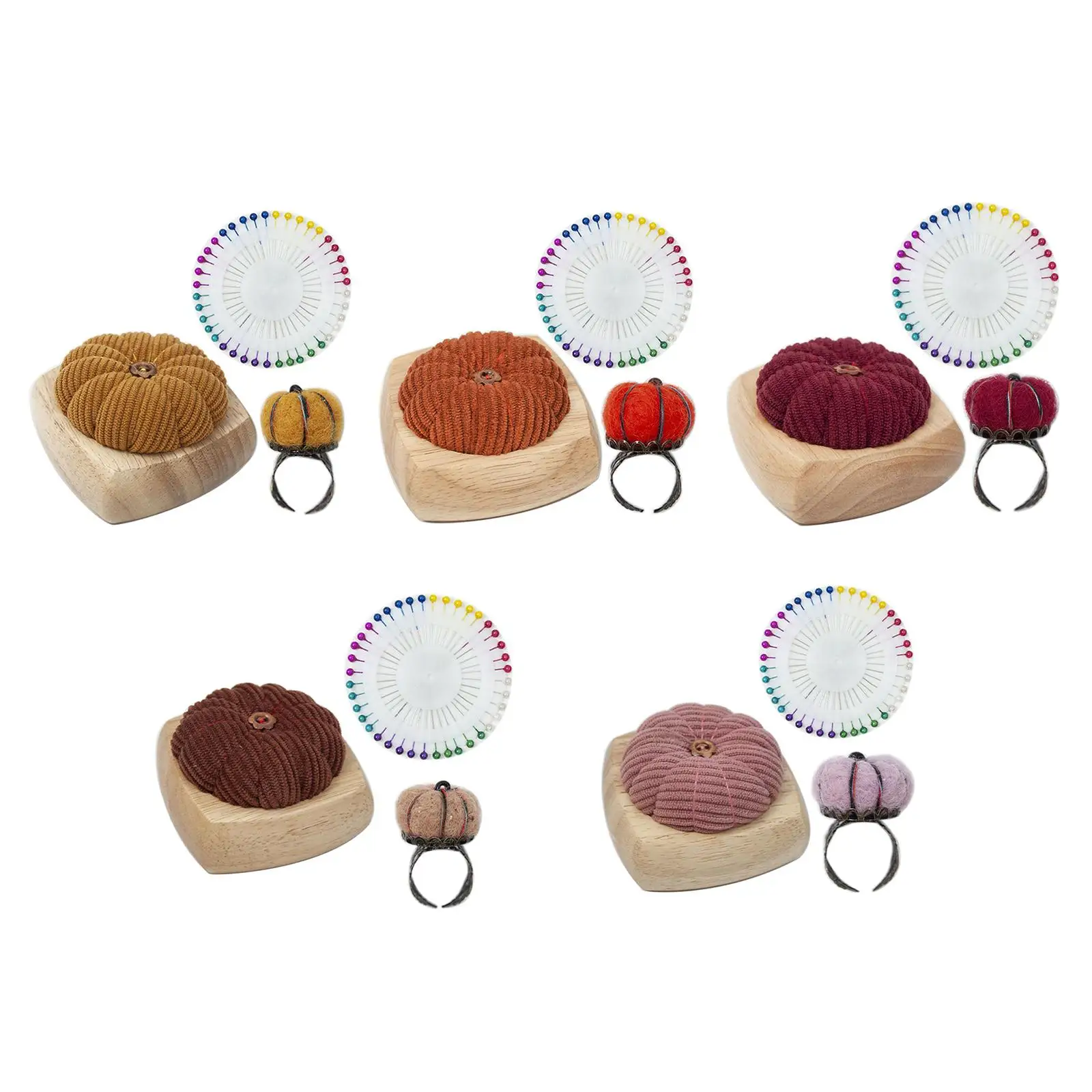 Pin Cushion Devices DIY Handcraft Tool with Wearable Pincushion for Jewelry Needlework Knitting Embroidery Craft