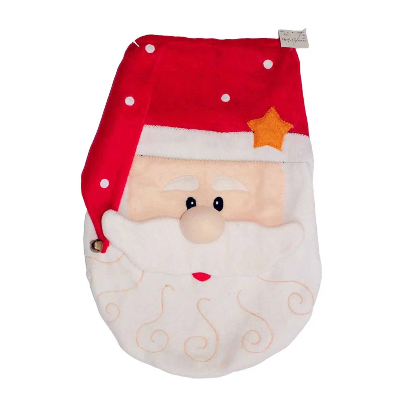 Cute Toilet Seat Cover Christmas Ornament Supplies Red Lid Cover Mat for