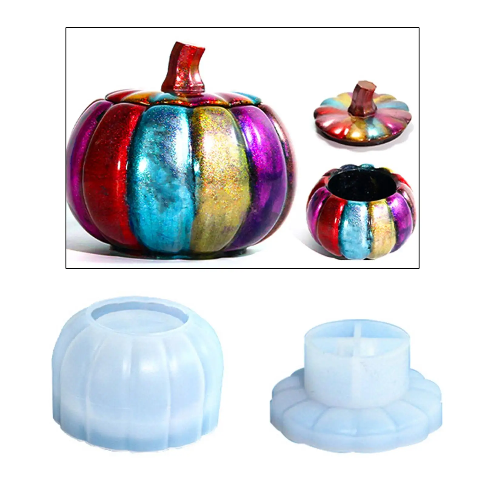 Resin Casting Mould Candy Jar Soap Crafts Silicone Jewelry Box Mould