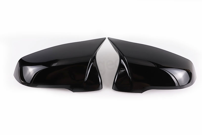 Carbon Fiber Style Black Rearview Side Mirror cover Caps for BMW X1 F48 X2 F39 F40 F53 F44 Z4 G39 Toyota Supra Side Mirror shell