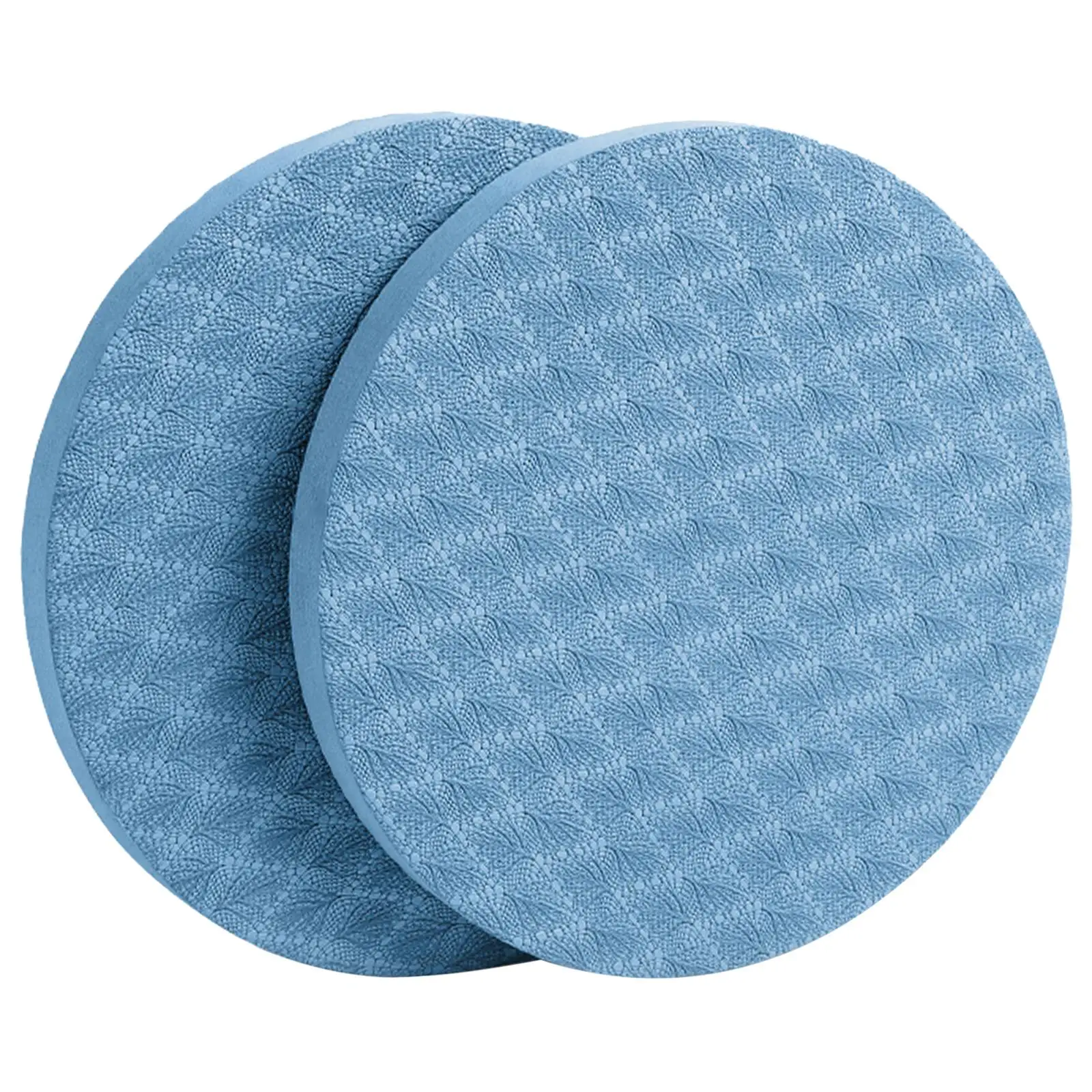 Anti Slip Round Yoga Mat 1 Pair Exercise Slider Physical Strength Training 15mm Thick Knee Ankle Pad for Fitness Outdoor