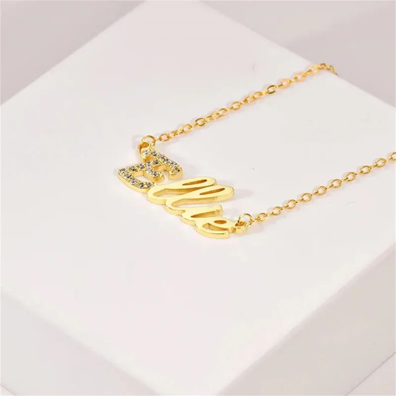 Spot Drill Girls Necklaces Pendants