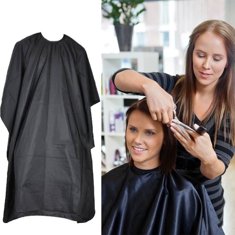 Best of Black Hairdressing Cape Professional Hair-Cut Salon Barber Cloth Wrap Protect Gown Apron Waterproof Cutting Gown Hair Cloth Wrap Reviews & Tips