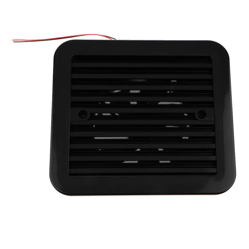 RV   Vents, Easy Installation and Cleaning, Installation Hardware Included - Black