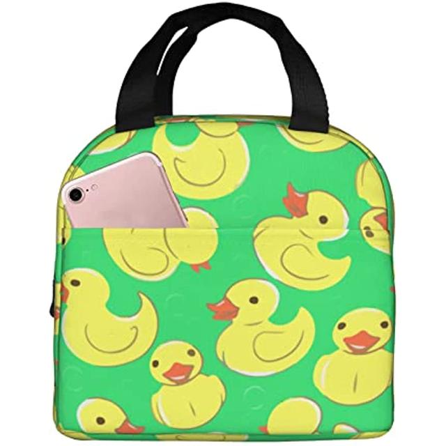 Rubber Duck Print Lunch Bag