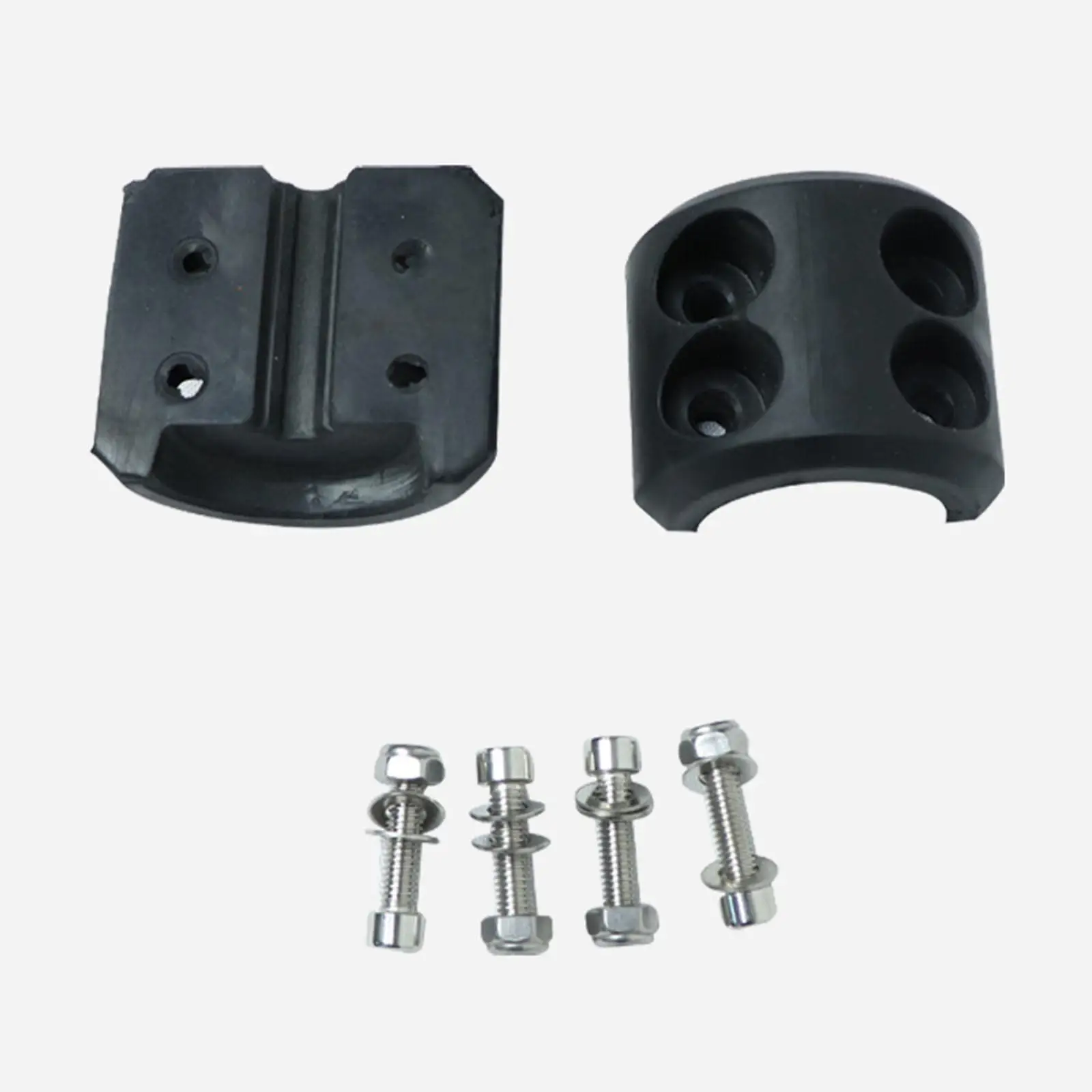 Replacement Swing Pulley Accessories Swing Roller Skating Accessories with Screws Rubber Buffer for Hanging Chair Outdoor Swing