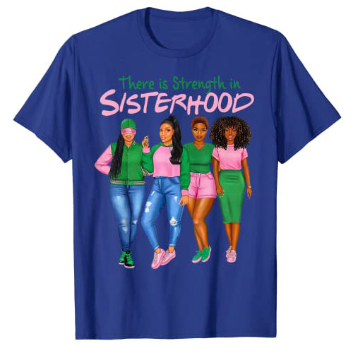 Es gibt Stärke in Schwestern schaft schwarze Geschichte Melanin Königin T-Shirt Afro amerikaner Schwestern Grafik T-Shirt Top Afro Sistas Kleidung – Detail 8