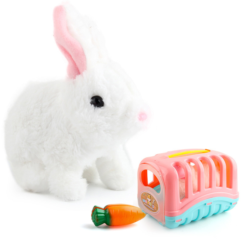 toy bunny with cage