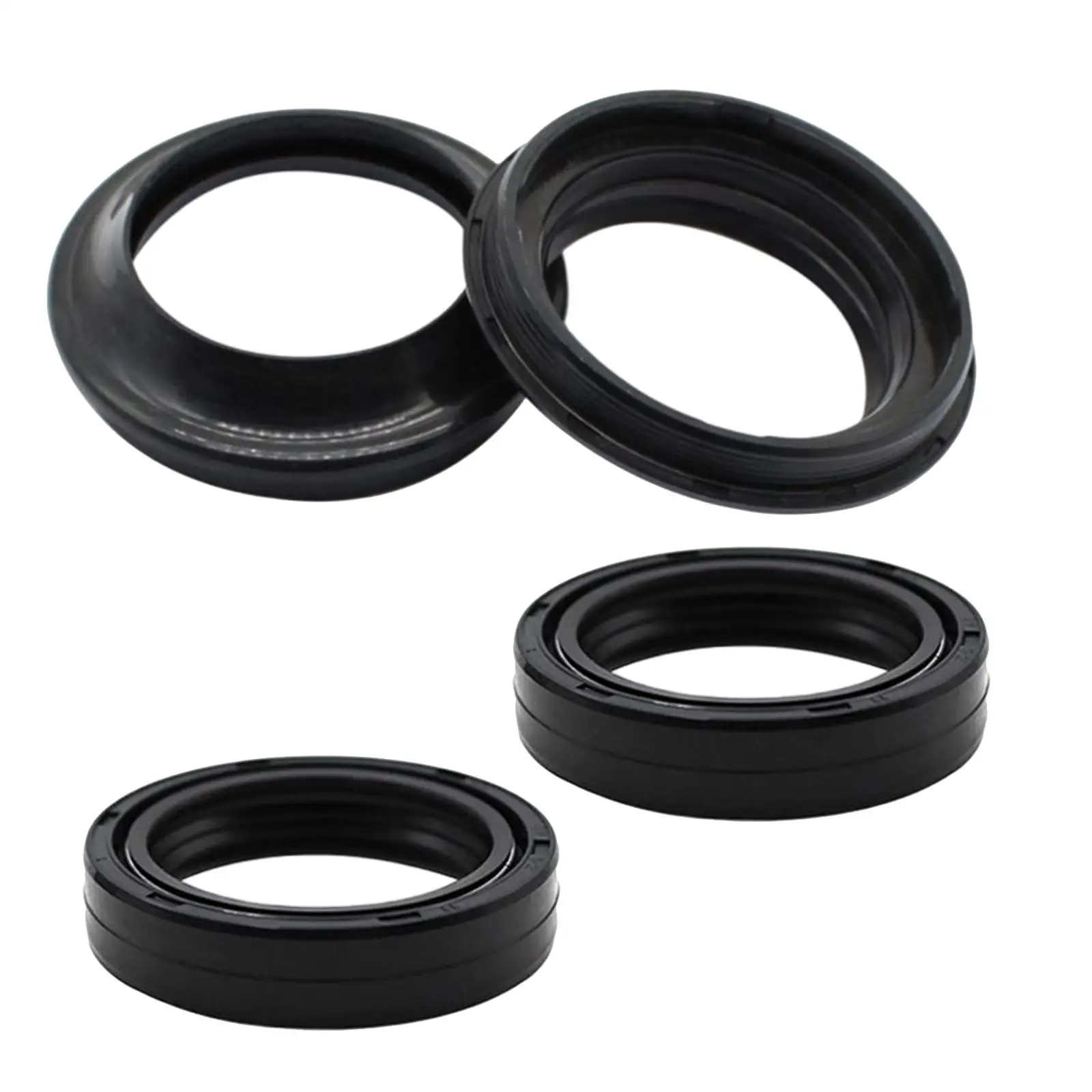 Motorcycle Fork Seal and Dust Seal Kit 49x60x10mm Rubber for Klx400 VN2000