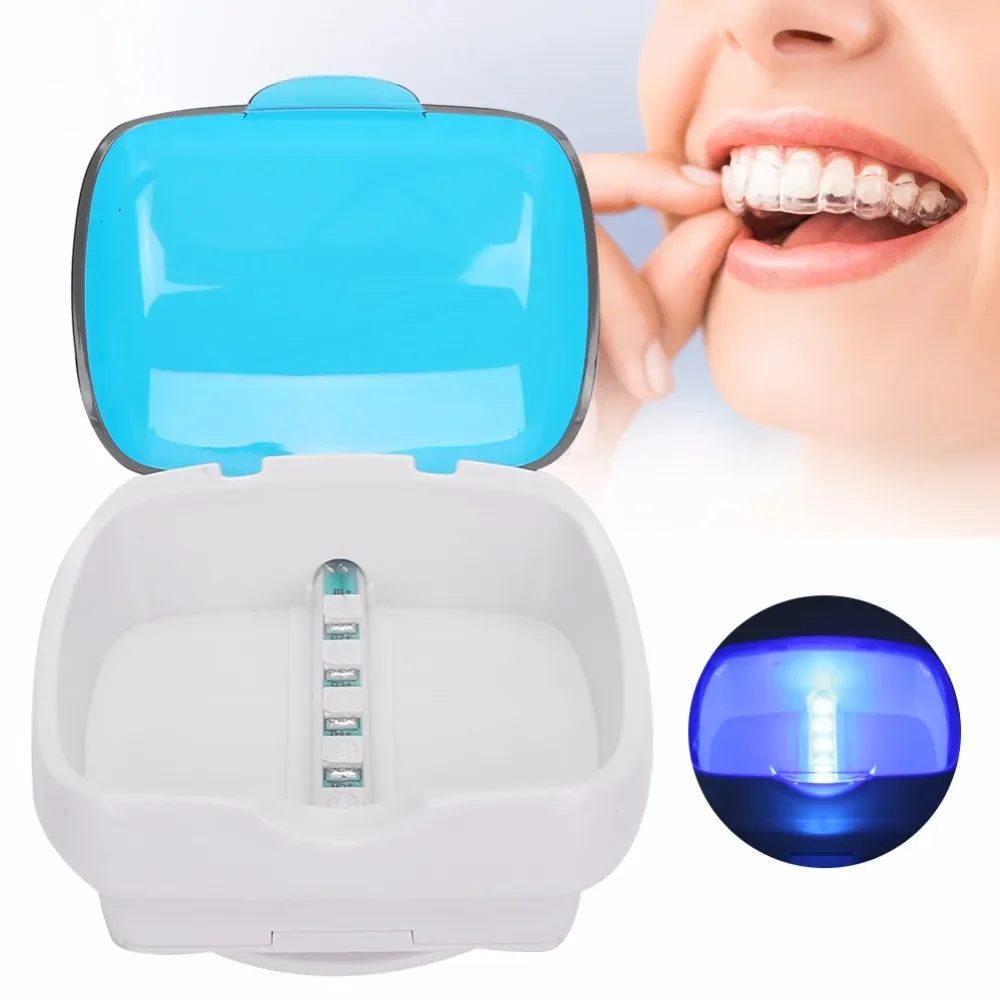 Best of Portable Braces Sterilizer Box Orthodontic Retainer UV Box Fake Teeth UItraviolet Cleaning Box Dental Care Whitening Supply Tool Reviews & Tips