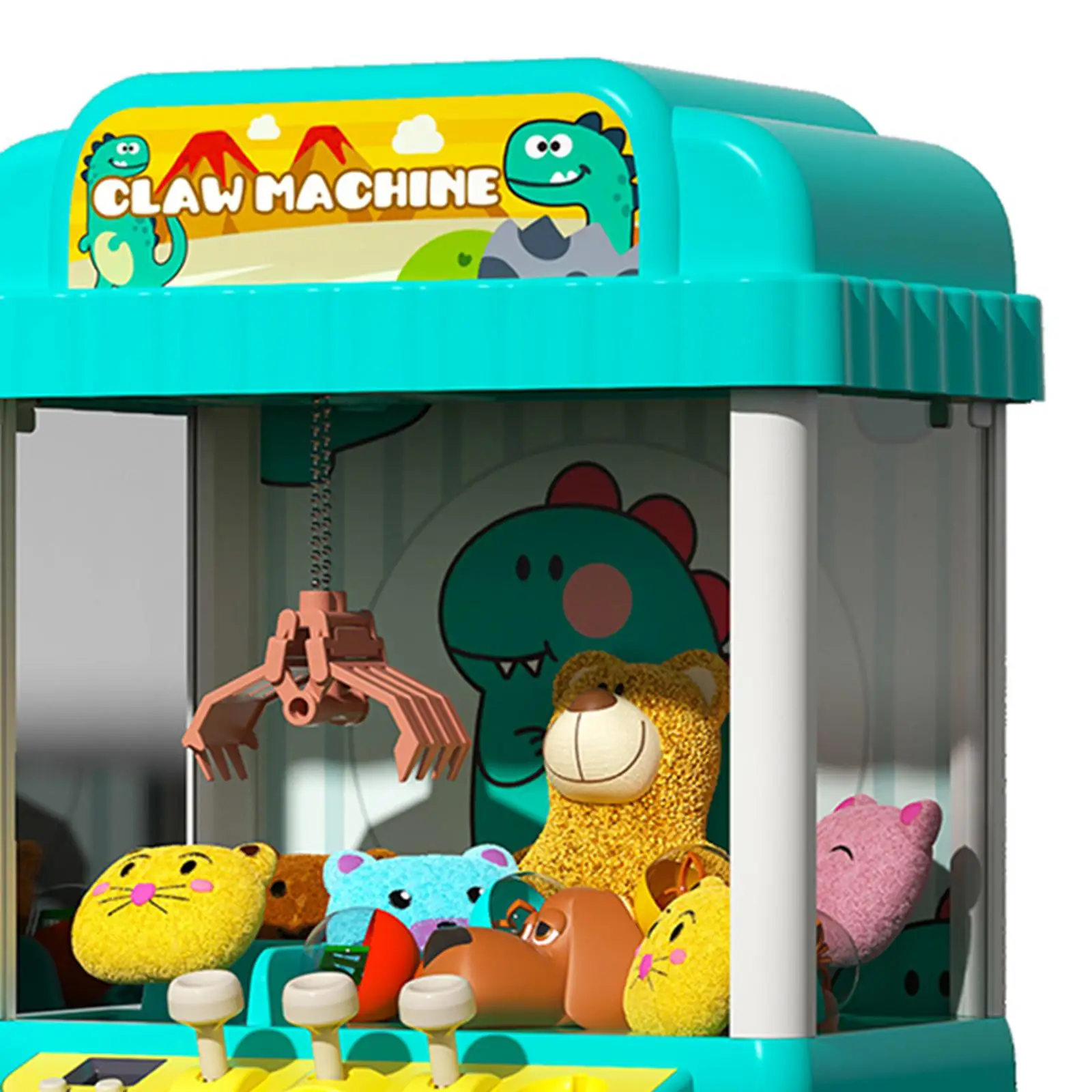Reusable Small Claw Machine Mini Arcade Machine Vending Machine with Sounds Prize Dispenser for Toddlers Boys Girls Kids Gifts