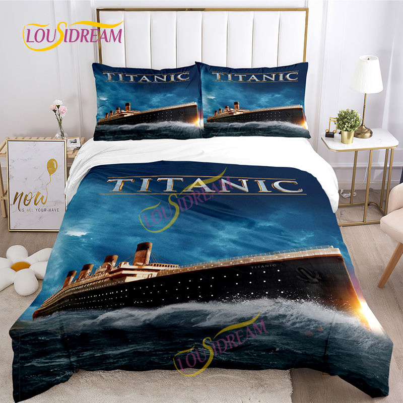 amor Titanic Bedding set Início dormitório casal