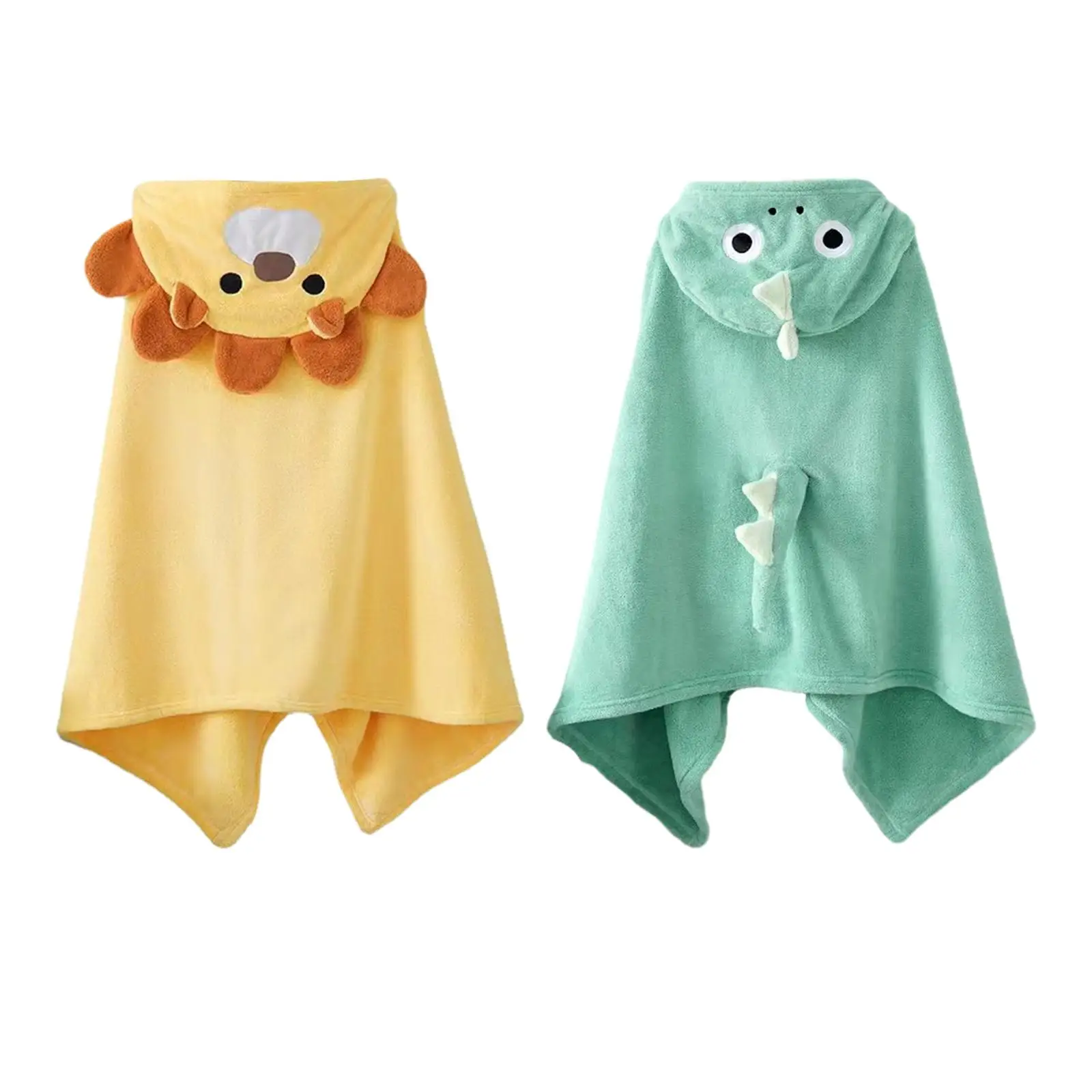 Infant Towel Blanket Accessory Nightwear for Baby Boys Girls Multi Purpose Use Baby Hooded Bathrobe Animal Bathrobe Baby Cloak