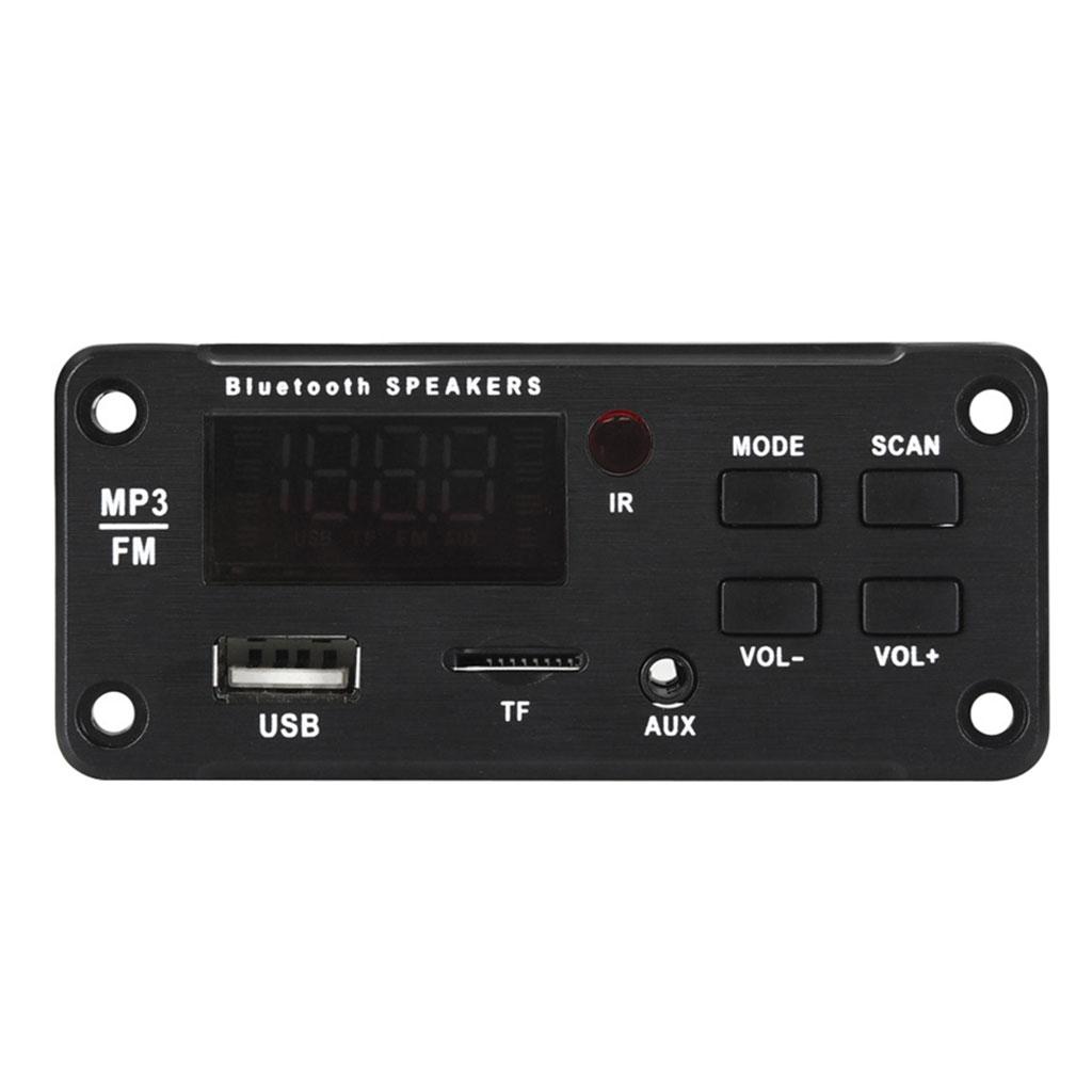 Bluetooth 5.0 MP3 Player Decoder Board Car FM Radio Module for Speaker Cars