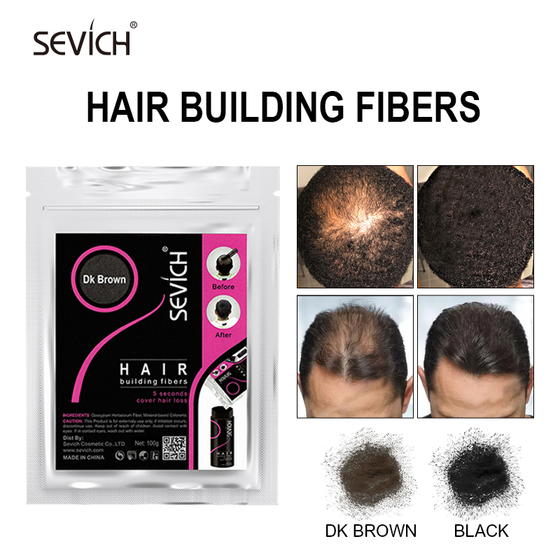 Best of SEVICH 100g Refill Hair Thickening Fiber 10 Colors Hair Treatments Cover Thicken Powder Keratin Fibers Hair Care Product Reviews & Tips