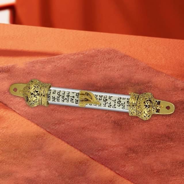 Messianic Mezuzah With Scroll For Door, Set Of 2 | Ubuy
