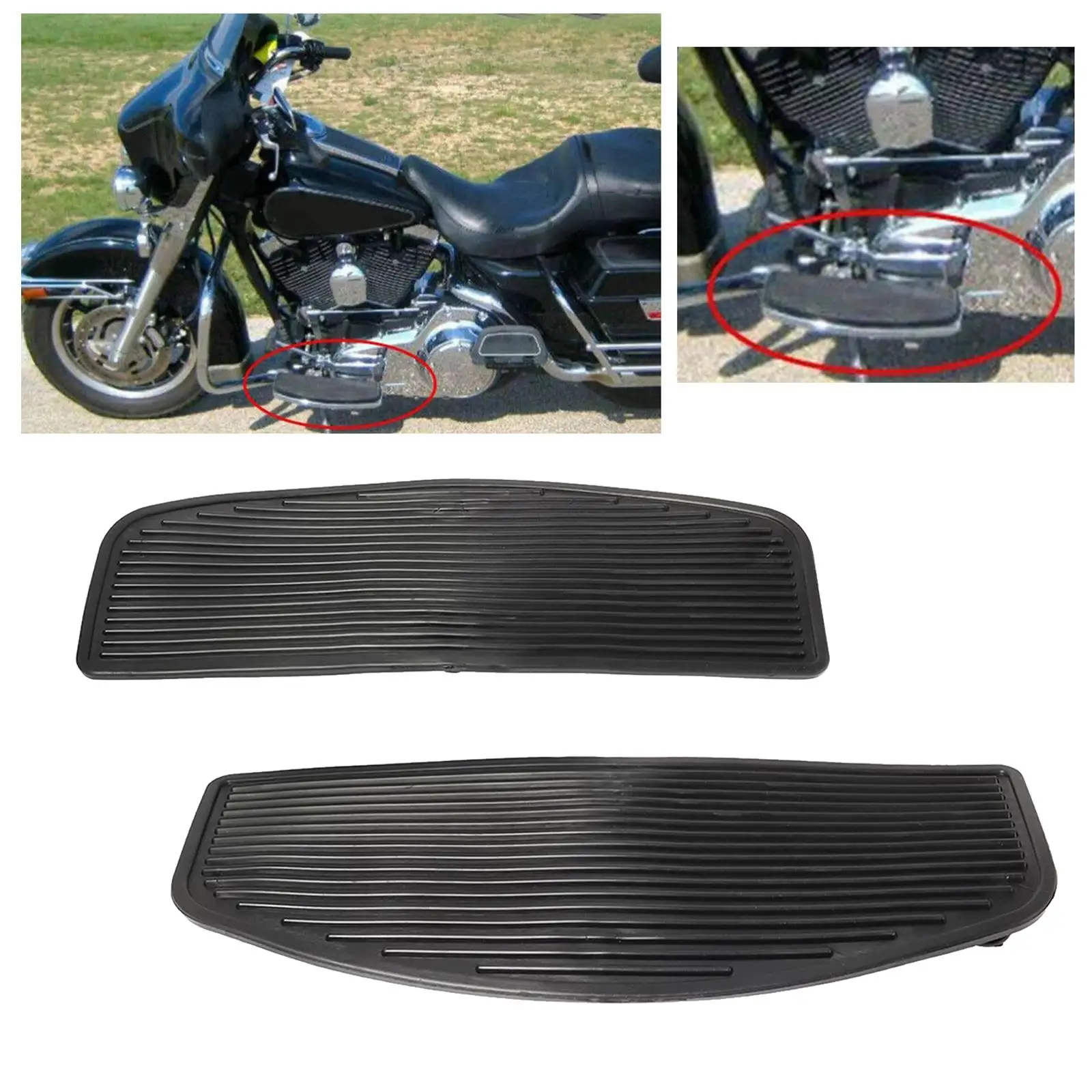 Motorcycle Pedals Front Slip Resistant Fit for 